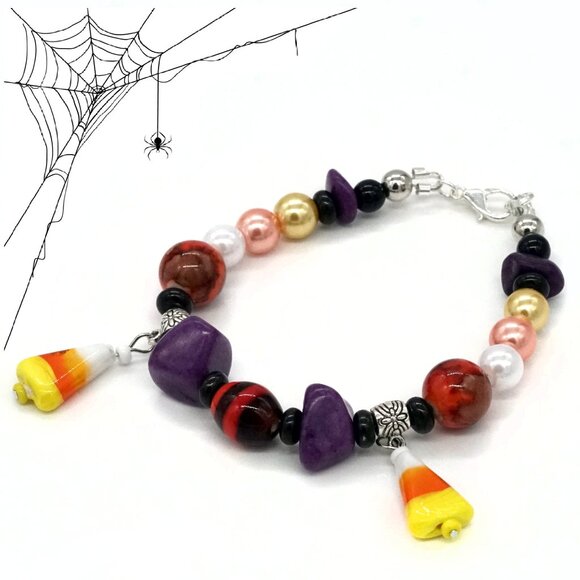 Bracelet with Halloween Theme. - Picture 1 of 1